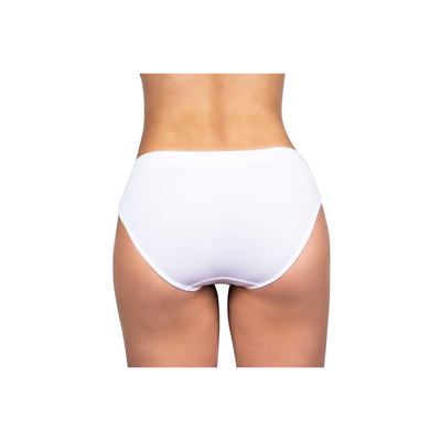 Nohavičky dámske BAMBOO SEAMLESS 001 bambusové WHITE (biele)