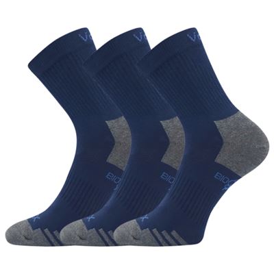 Ponožky športové z BIO bavlny BOAZ tmavo modré
