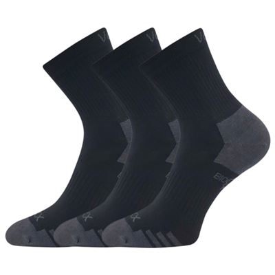 Ponožky športové z BIO bavlny BOAZ čierne