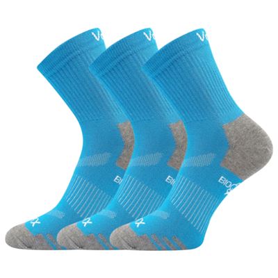 Ponožky športové z BIO bavlny BOAZ tyrkysové