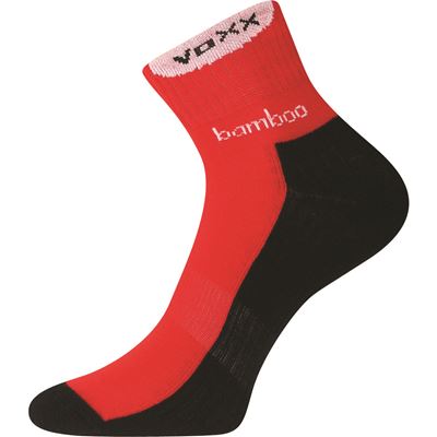 Ponožky bambusové športové BROOKE červené