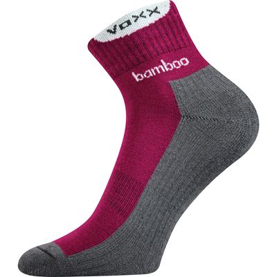 Ponožky bambusové športové BROOKE fuxia