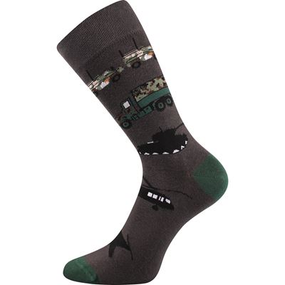 Ponožky pánske vtipné DEPATE s obrázkami ARMY