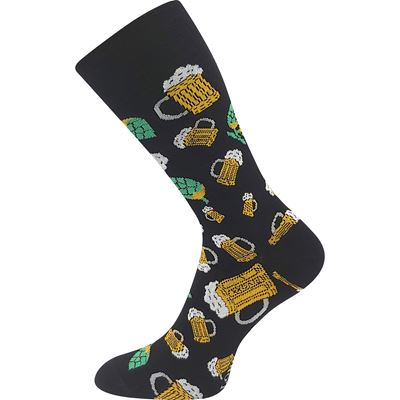 Ponožky pánske vtipné DEPATE s obrázkami PIVO