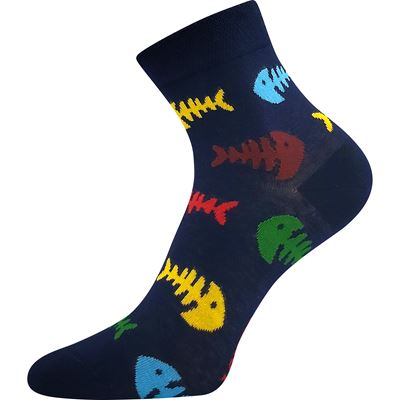 Ponožky vtipné DORWIN s obrázkami RYBOK