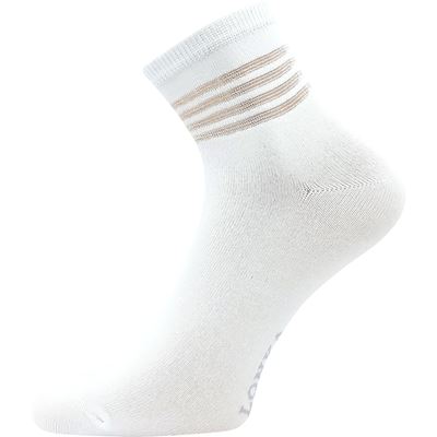 Ponožky dámske letné FASKETA biele