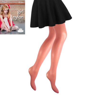 Pančuchové nohavice dievčenské GIRL NYLON tights ROSE