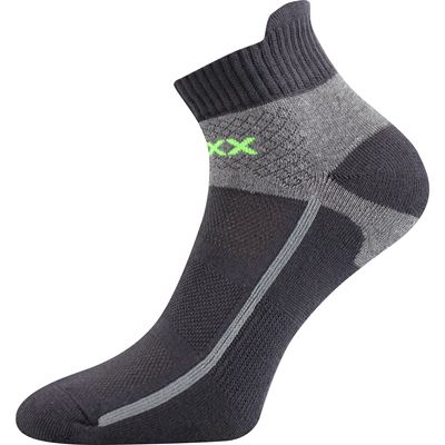 Ponožky bavlnené športové GLOWING tmavo šedé