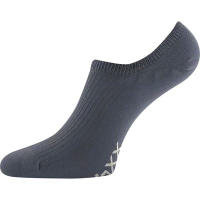 Ponožky extra nízke bavlnené HAGRID tmavo šedé