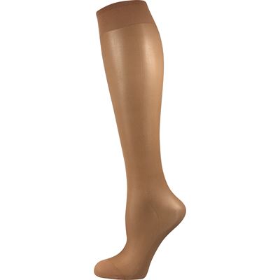 Podkolienky dámske silonkové LADY knee-socks BEIGE (telová farba) 2 páry v balení