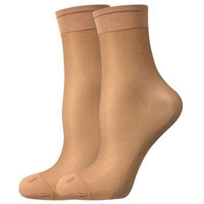 Ponožky dámske silonkové LADY socks BEIGE (telová farba) 2 páry