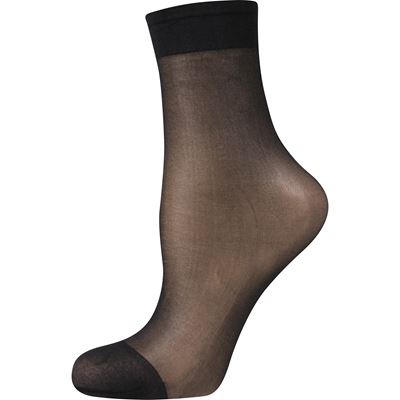 Ponožky dámske silonkové LADY socks NERO (čierne) 2 páry v balení