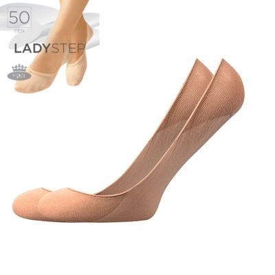 Ťapky dámske silonkové LADY step BEIGE (telová farba) 2 páry v balení