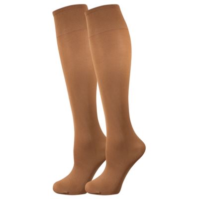 Podkolienky dámske silonkové MICRO knee socks BEIGE (telová farba)