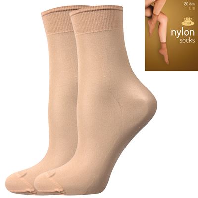 Ponožky dámske silonkové NYLON socks CAMEL 5 párov v balení