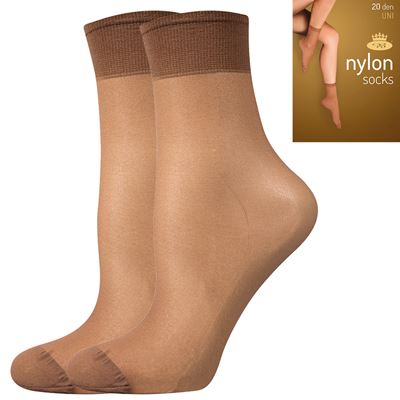 Ponožky dámske silonkové NYLON socks CASTORO 2 páry v balení