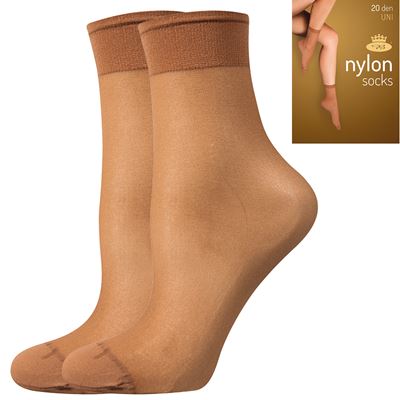 Ponožky dámske silonkové NYLON socks DAINO 2 páry v balení