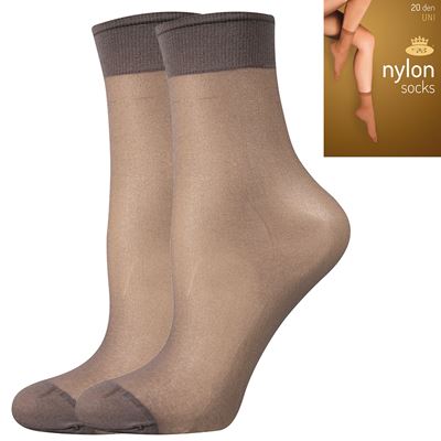 Ponožky dámske silonkové NYLON socks FUMO 2 páry v balení
