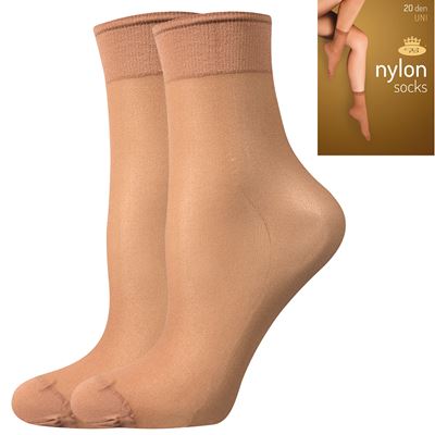 Ponožky dámske silonkové NYLON socks GOLDEN 2 páry v balení