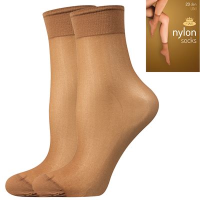 Ponožky dámske silonkové NYLON socks VISONE 2 páry v balení