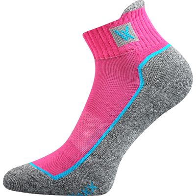 Ponožky bavlnené športové NESTY 01 magenta