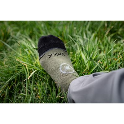 Ponožky outdoorové OPTIFAN 03 s repelentom KHAKI