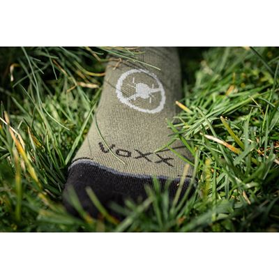 Ponožky outdoorové OPTIFAN 03 s repelentom KHAKI