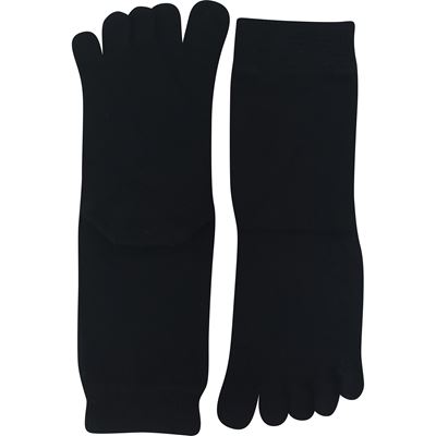 Ponožky prstové bambusové PRSTAN 07 čierne
