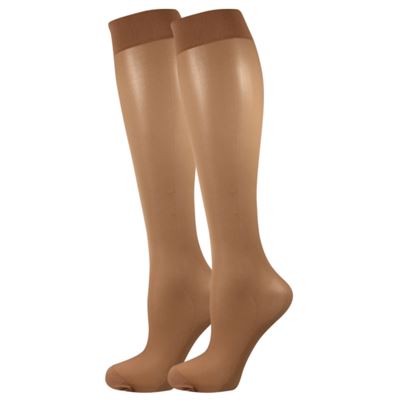 Podkolienky dámske silonkové RELAX knee socks BEIGE (telová farba)