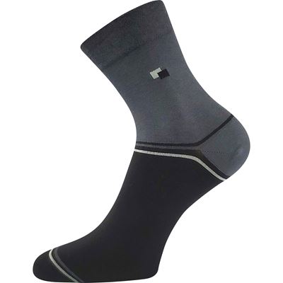 Ponožky medicine bavlnené ROGER 01 tmavo šedé
