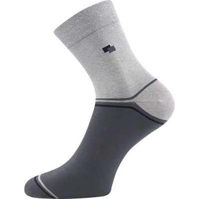 Ponožky medicine bavlnené ROGER 01 šedé