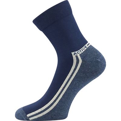 Ponožky medicine bavlnené ROGER 02 tmavo modré