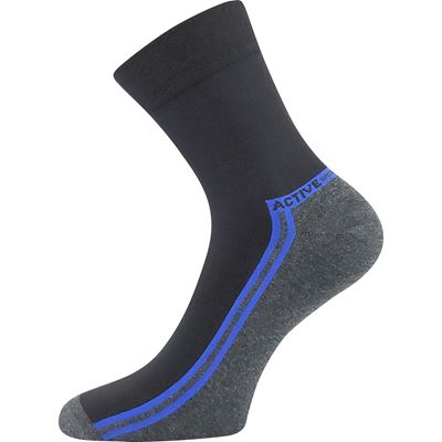 Ponožky medicine bavlnené ROGER 02 čierne