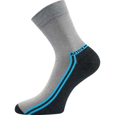 Ponožky medicine bavlnené ROGER 02 šedé