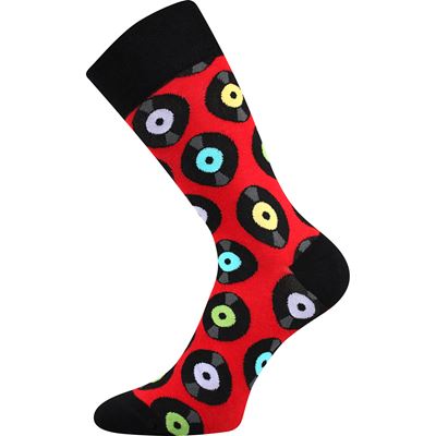 Ponožky spoločenské vtipné TWIDOR s obrázkami LP DOSIEK