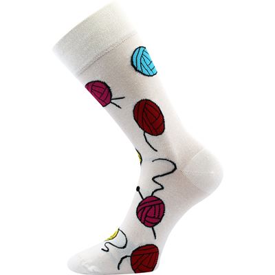 Ponožky spoločenské vtipné TWIDOR s obrázkami KLUBÍČEK