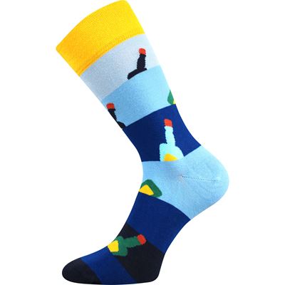 Ponožky spoločenské vtipné TWIDOR s obrázkami FĽAŠE
