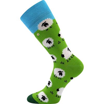 Ponožky spoločenské vtipné TWIDOR s obrázkami OVEČIEK