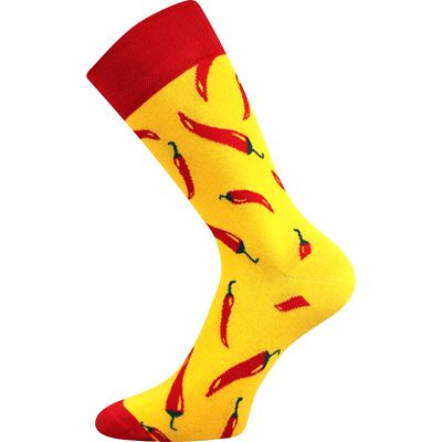 Ponožky spoločenské vtipné TWIDOR s obrázkami PAPRIČEK