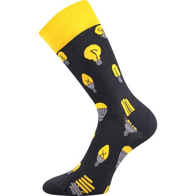 Ponožky spoločenské vtipné TWIDOR s obrázkami ŽIAROVIEK