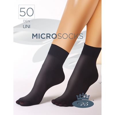 Ponožky dámske silonkové MICRO socks NERO (čierne)