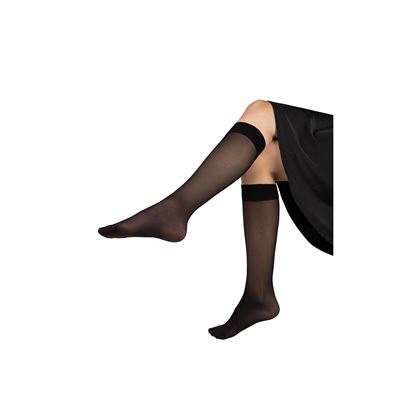 Podkolienky dámske silonkové LADY knee-socks NERO (čierne) 2 páry v balení