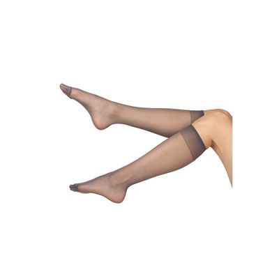 Podkolienky dámske silonkové NYLON knee-socks FUMO (dymovo šedé) 2 páry v balení