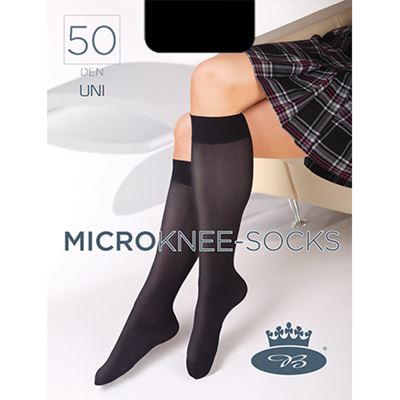 Podkolienky dámske silonkové MICRO knee socks NERO (čierne)